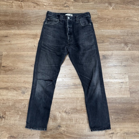 Re/Done Denim - RE/DONE x Levi's‎ Vintage Straight Leg Jeans Black Denim Wash Vintage Size 26